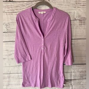 Victoria's Secret Dream Angels Henley Lavender Sleep Shirt